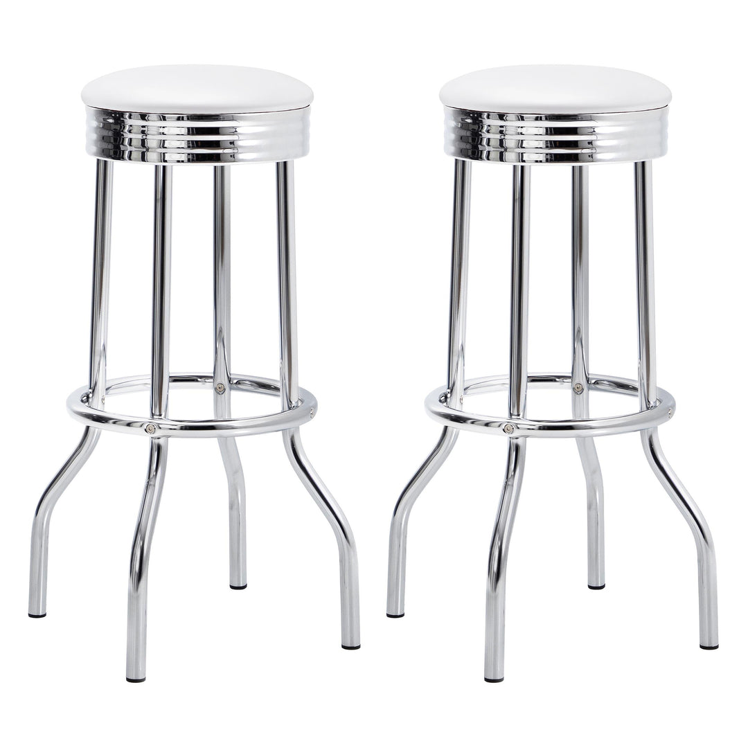 coaster-furniture-2299w-retro-upholstered-metal-swivel-bar-stool-white