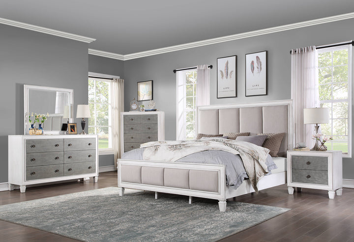 Katia - Eastern King Bed - White