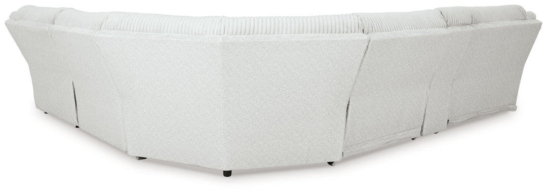 Top Tier - 6-Piece Reclining Sectional With Raf Chaise - Alloy by Ashley Furniture product image