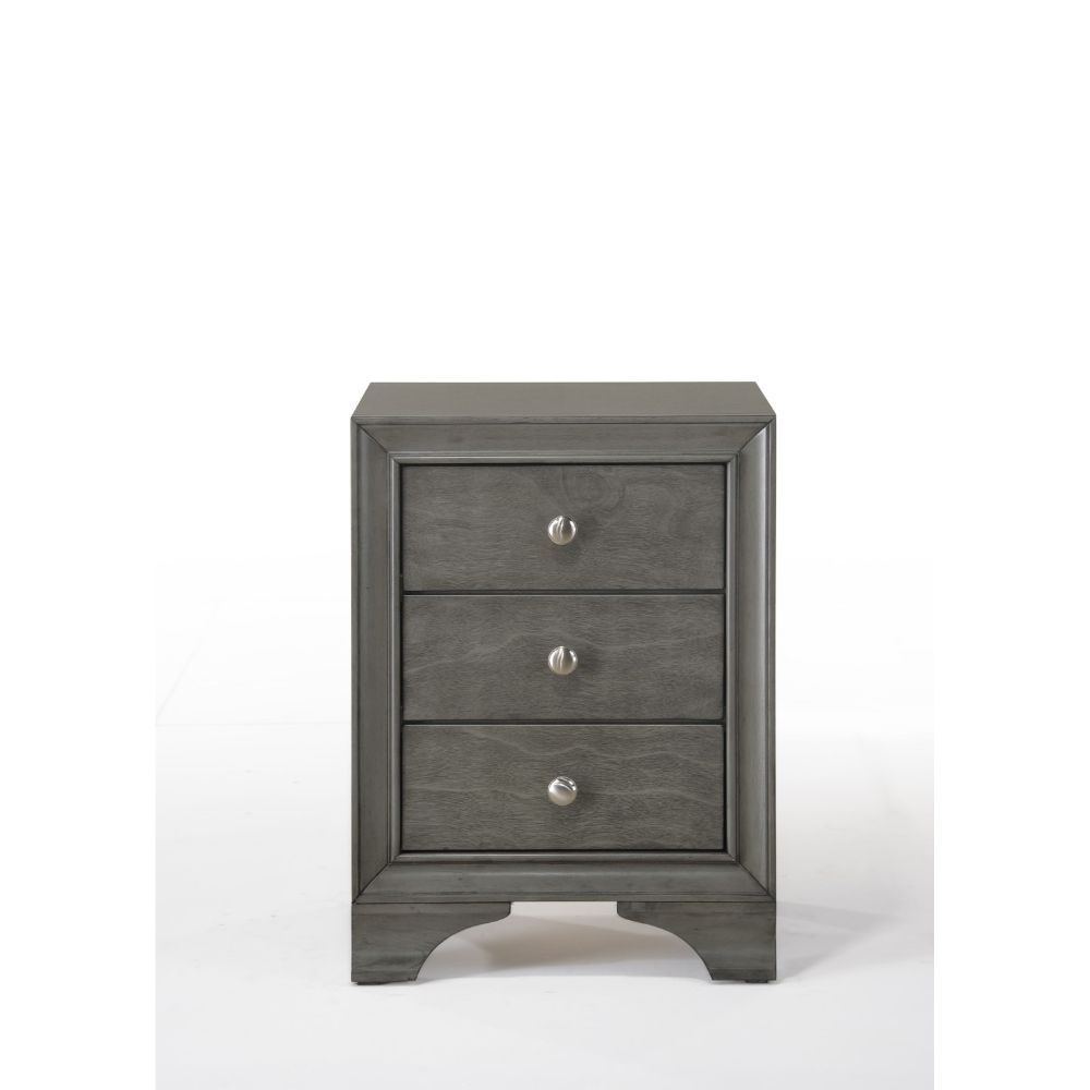 Blaise - Accent Table - Gray Oak