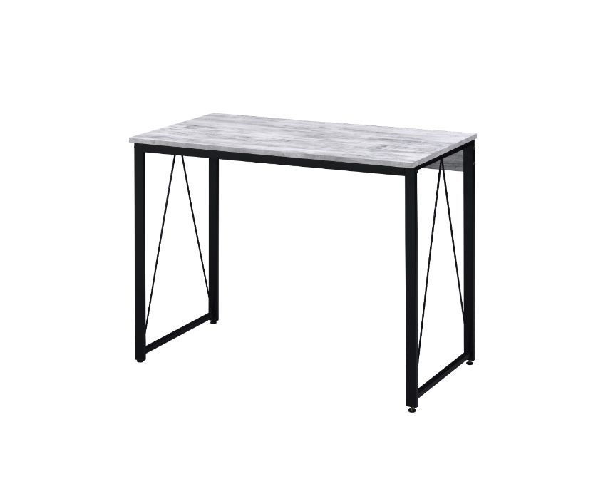 ACME Furniture Zaidin Writing Desk Antique White & Black