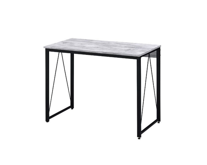 ACME Furniture Zaidin Writing Desk Antique White & Black