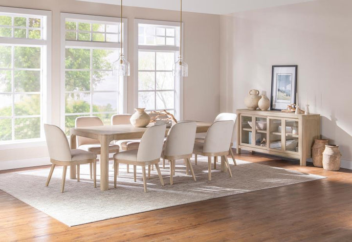 Coaster Furniture Solano - 9-Piece Extension Table Dining Set - Weathered Mango