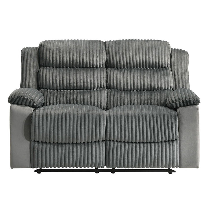 lesley-motion-loveseat-gray-corduroy-velvet