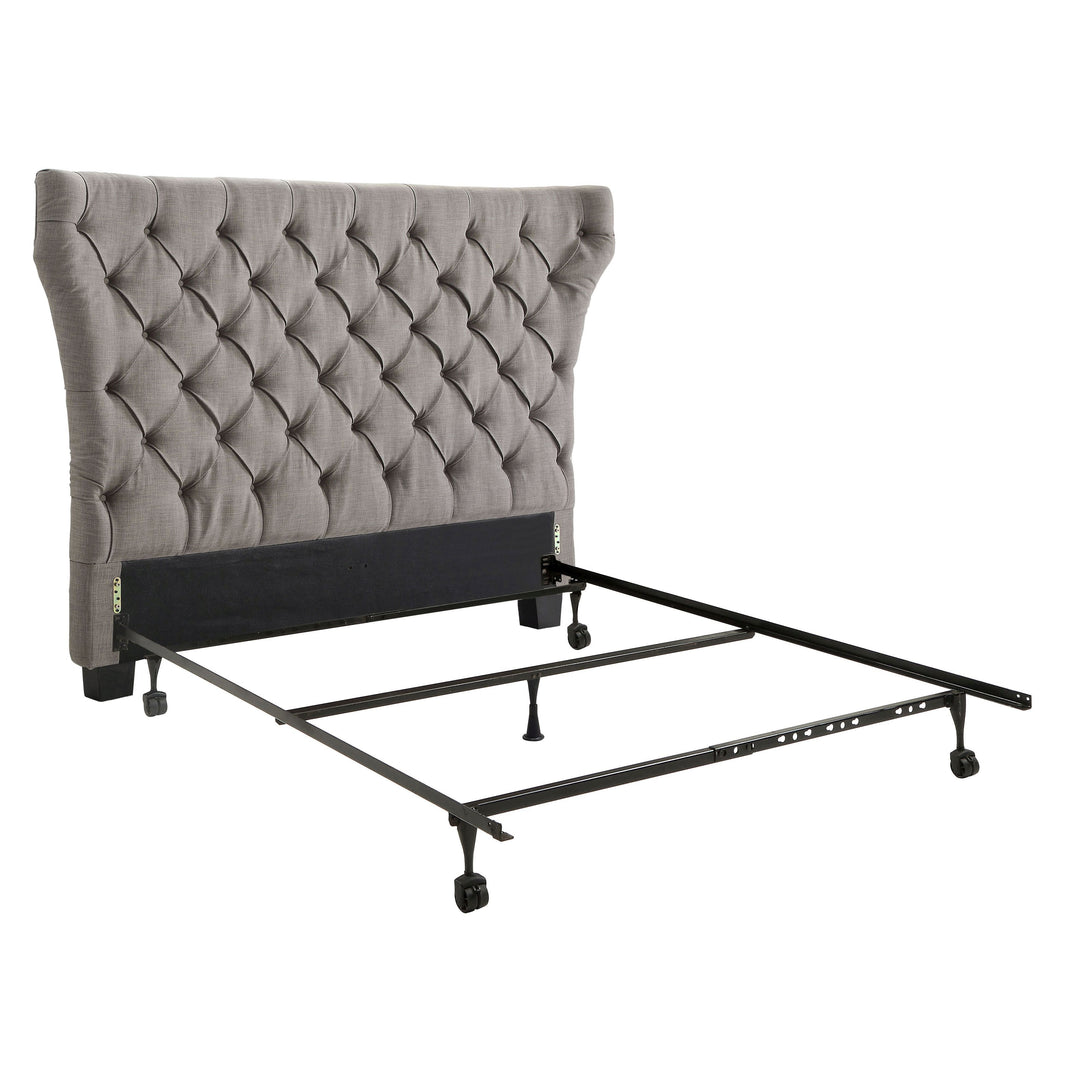 Modus Furniture 3Zh3L4Bh53 Melina Tufted Upholstered Headboard In Dolphin Linen