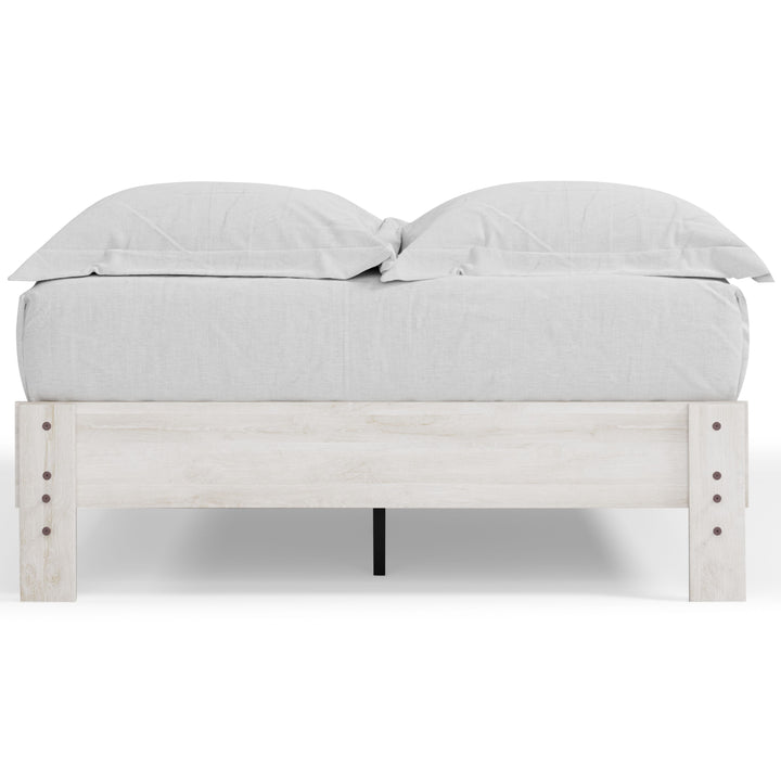 Shawburn - Full Platform Bed - Whitewash