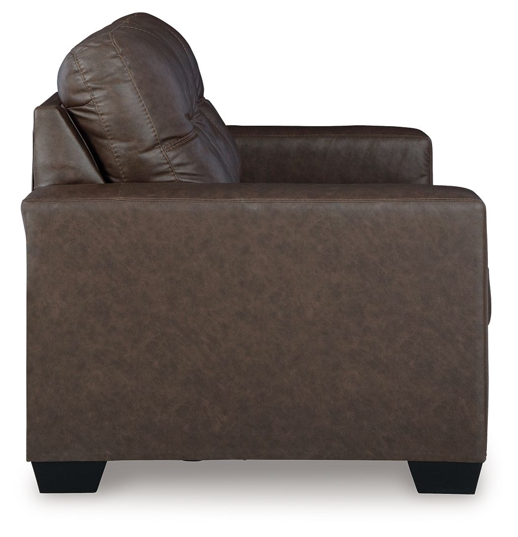 Barlin Mills - Loveseat - Umber