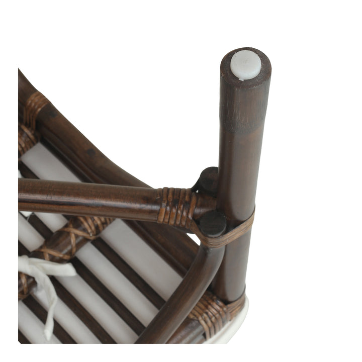Kara Rattan Dining Side Chair - Paloma Brown - view 11