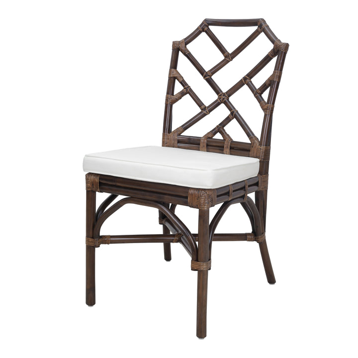Kara Rattan Dining Side Chair - Paloma Brown