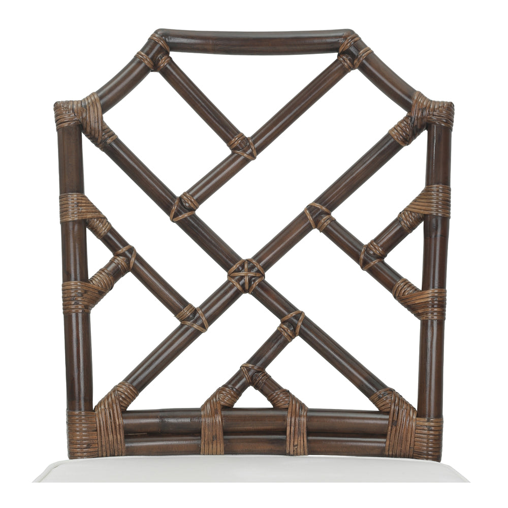 Kara Rattan Dining Side Chair - Paloma Brown - view 7