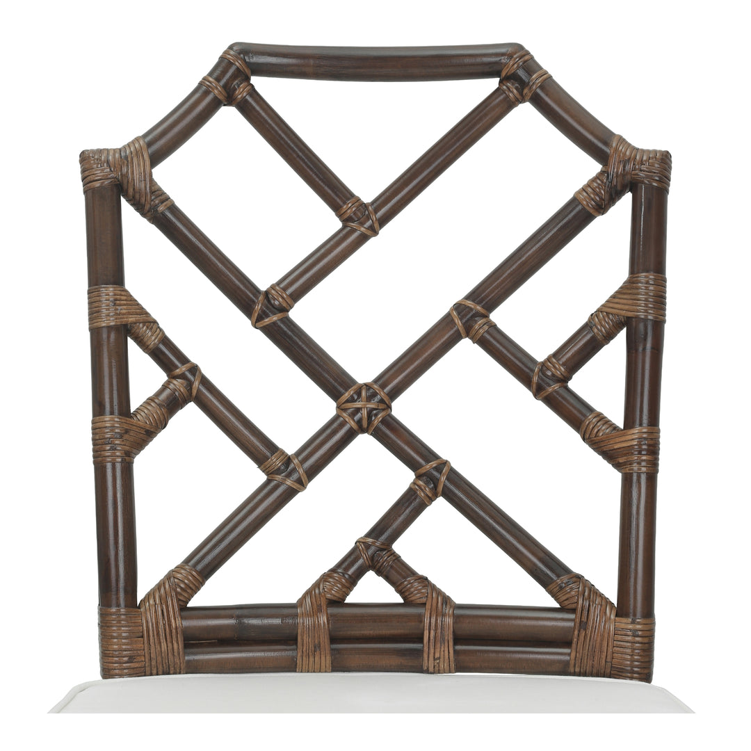 Kara Rattan Dining Side Chair - Paloma Brown - view 7