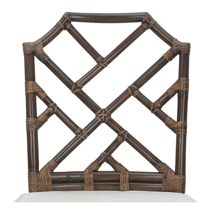 Kara Rattan Dining Side Chair - Paloma Brown - view 7