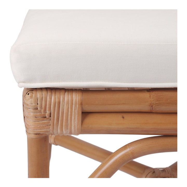 Tatum Rattan Dining Side Chair - Canary Brown - view 7