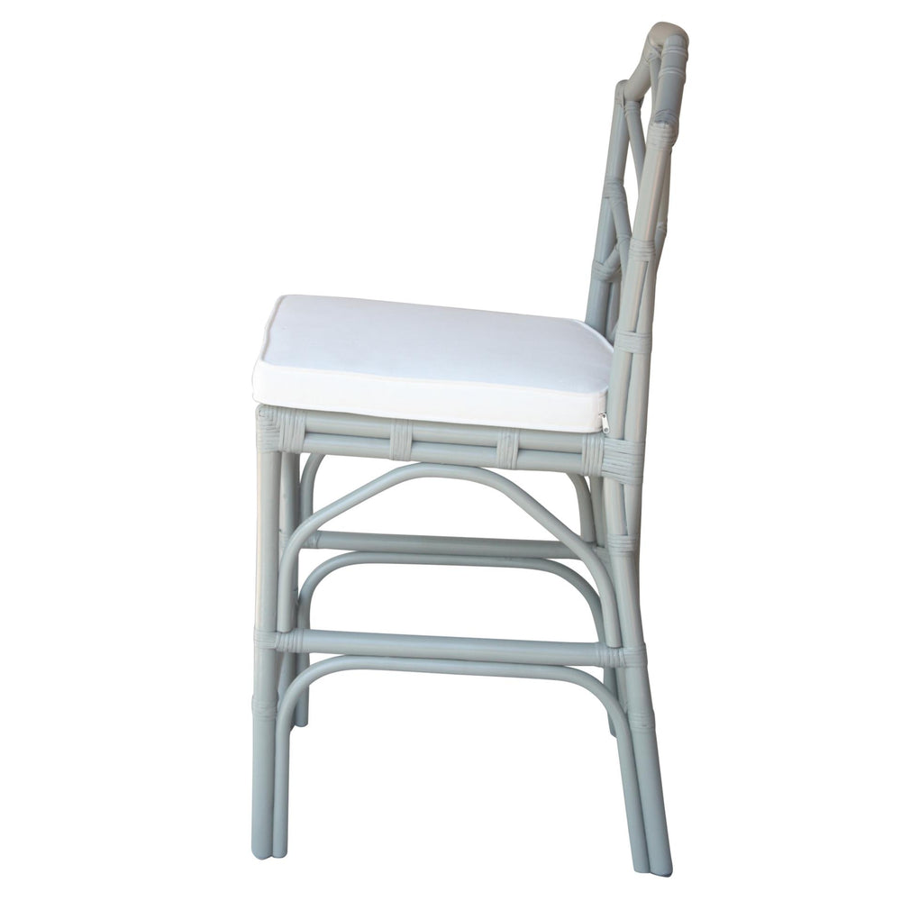 Kara Rattan Counter Stool - Gray - view 5