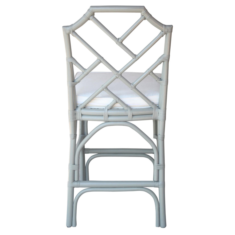 Kara Rattan Counter Stool - Gray - view 6