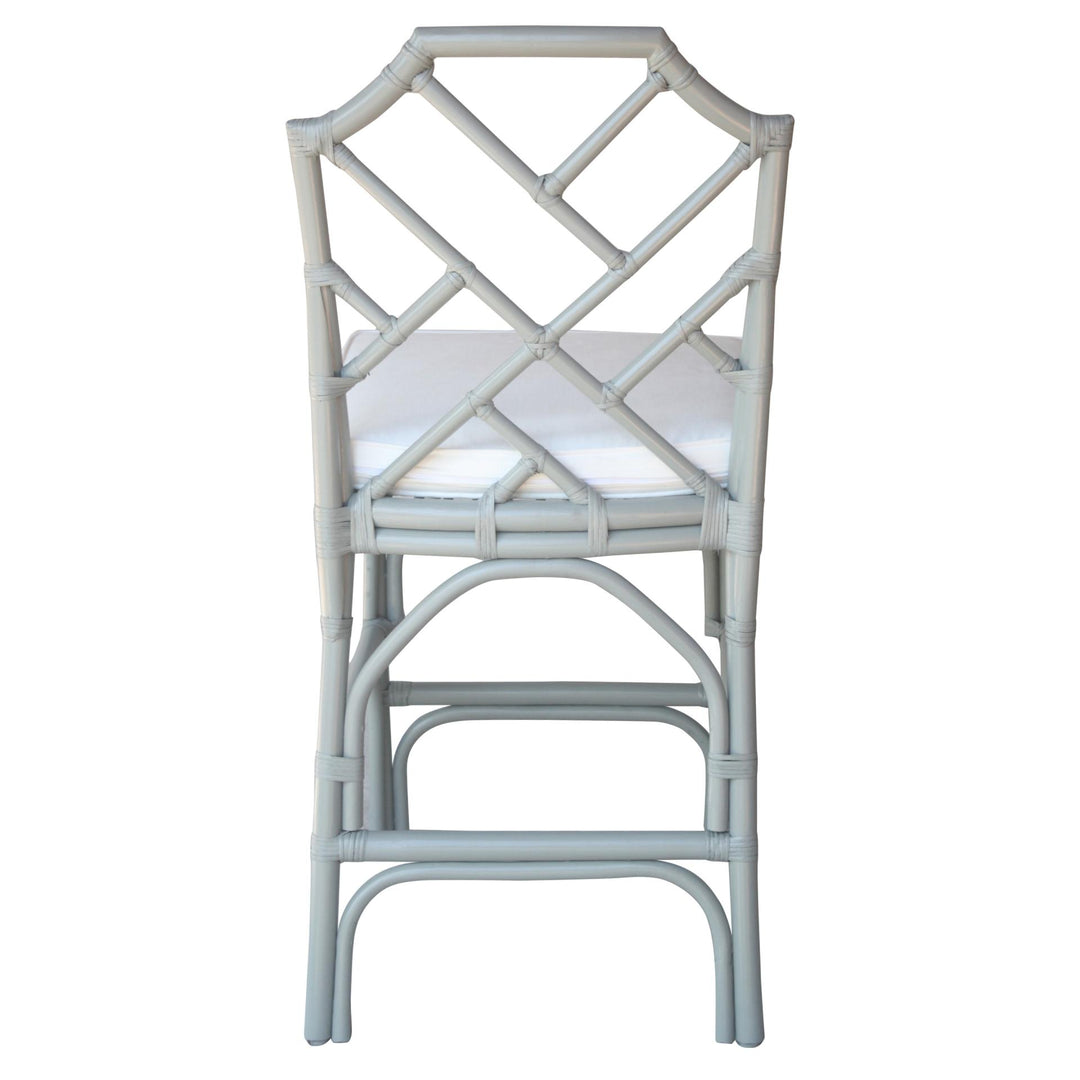 Kara Rattan Counter Stool - Gray - view 6