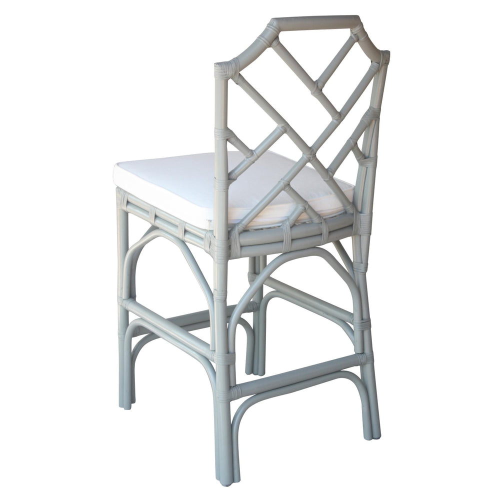 Kara Rattan Counter Stool - Gray - view 7