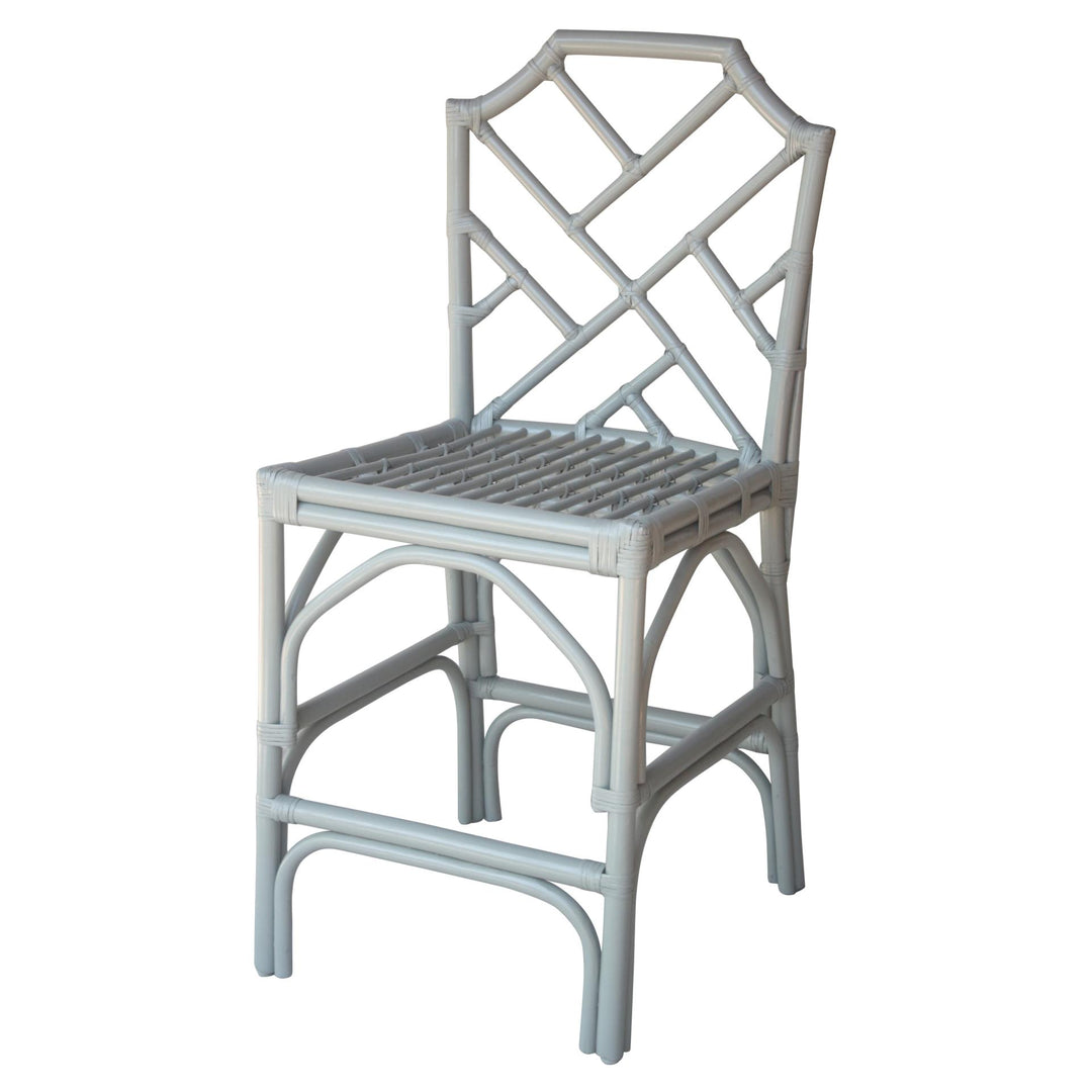 Kara Rattan Counter Stool - Gray - view 8