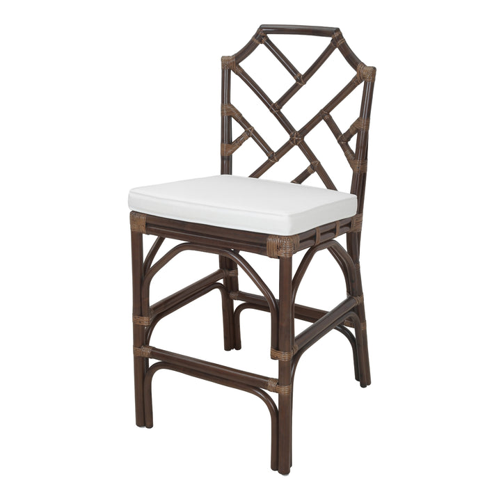 Kara Rattan Counter Stool - Paloma Brown
