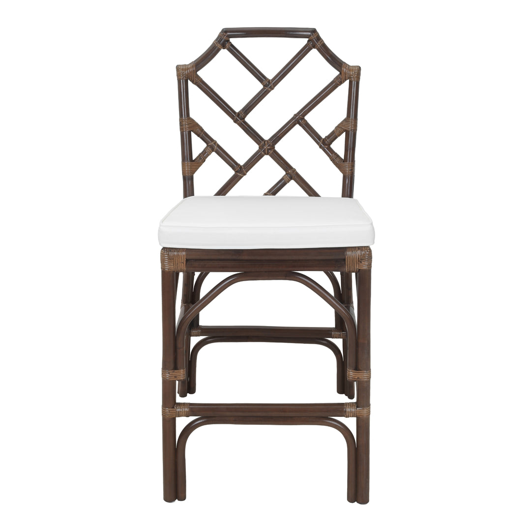 Kara Rattan Counter Stool - Paloma Brown - view 4