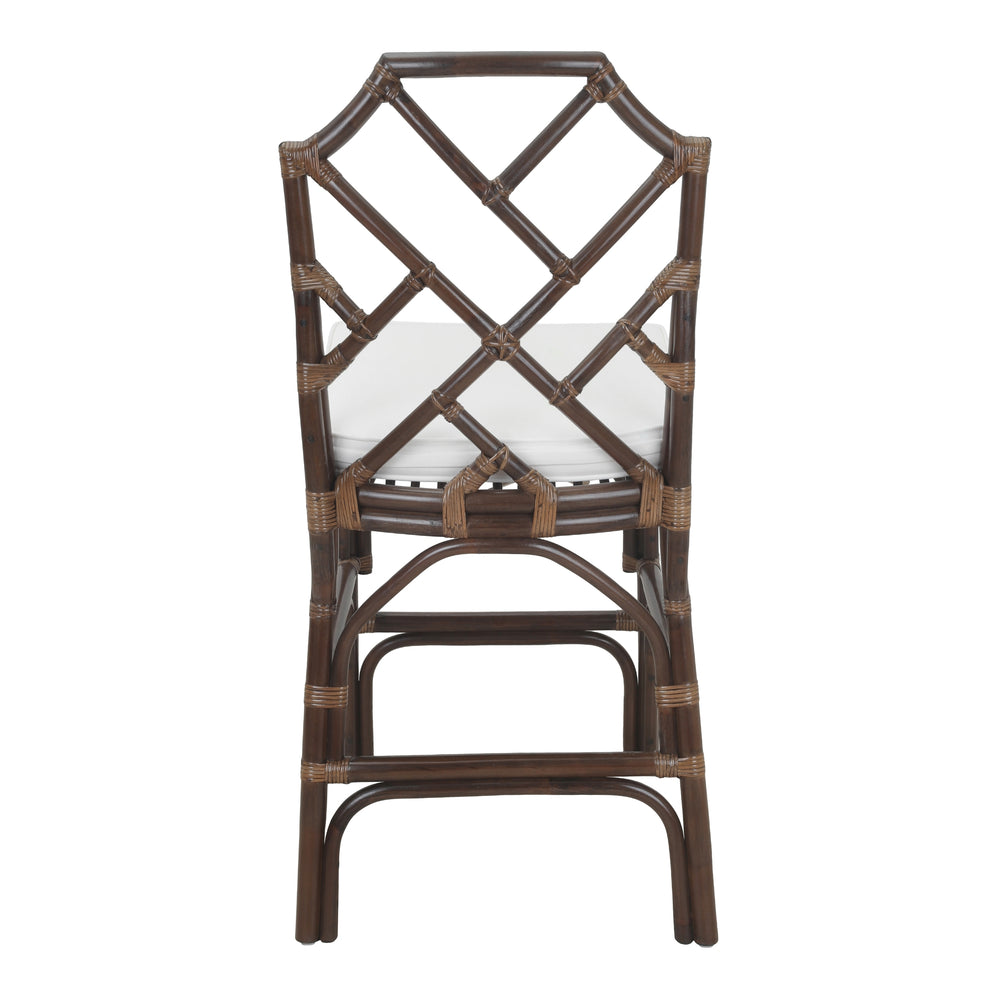 Kara Rattan Counter Stool - Paloma Brown - view 6