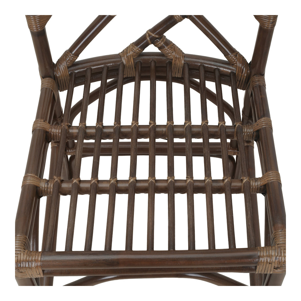 Kara Rattan Counter Stool - Paloma Brown - view 10