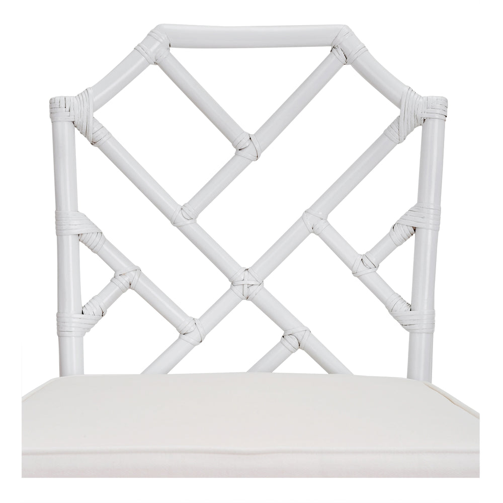 Kara Rattan Counter Stool - White - view 7