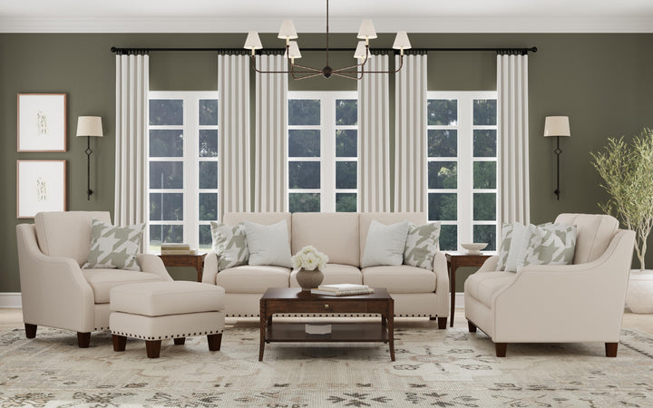 Gianna Fabric Ottoman