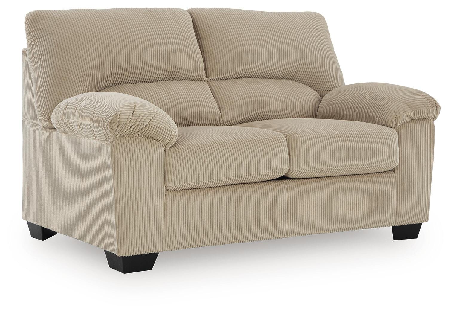 SimpleJoy Loveseat - Beige (1)