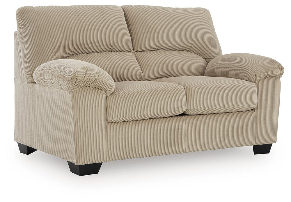 SimpleJoy Loveseat - Beige (1)