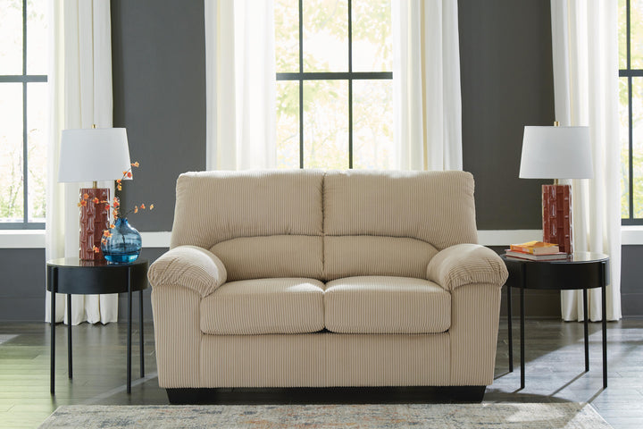 SimpleJoy Loveseat - Beige (2)