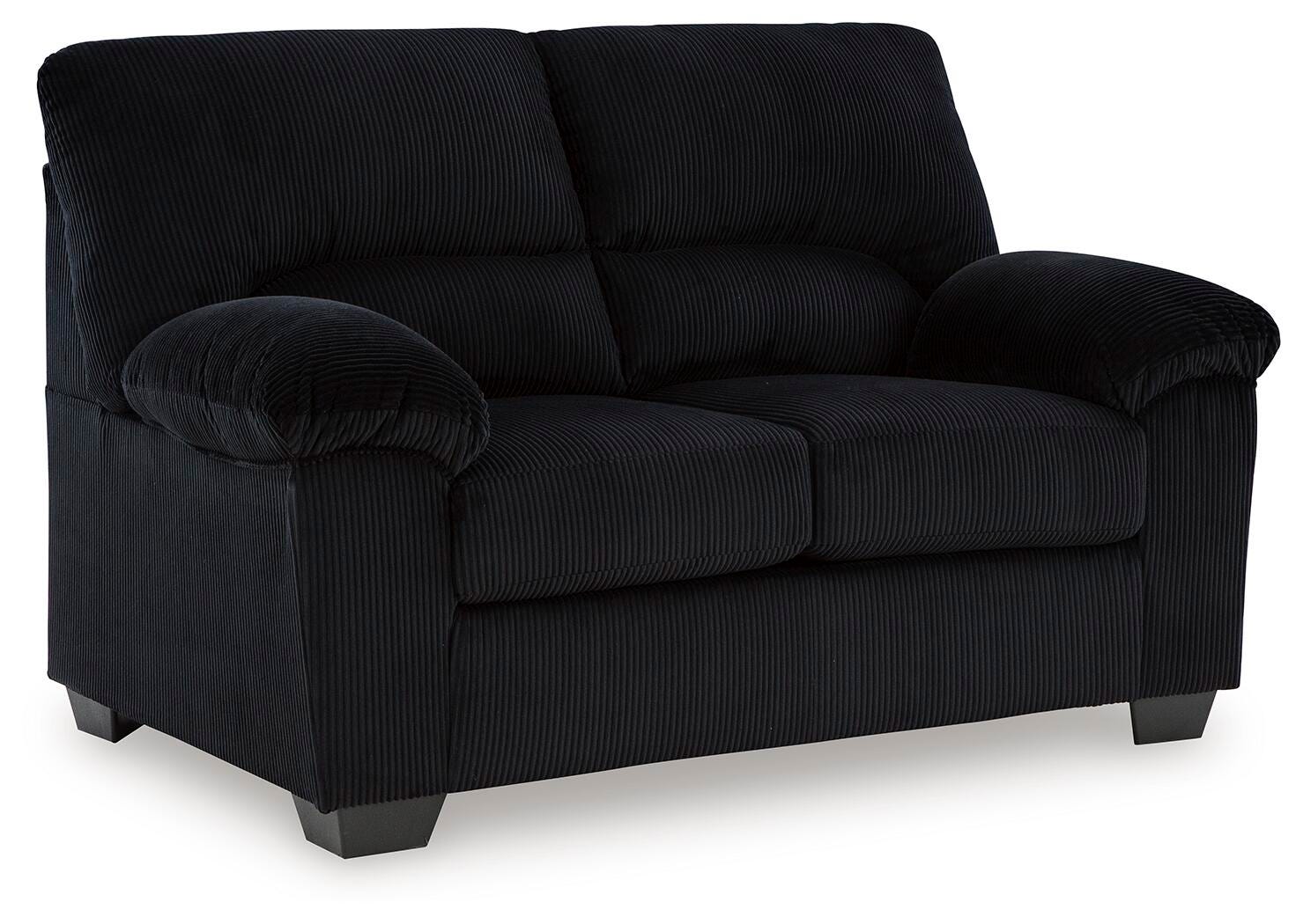 SimpleJoy Loveseat - Black (1)