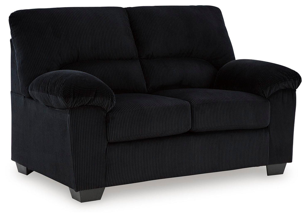 SimpleJoy Loveseat - Black (1)