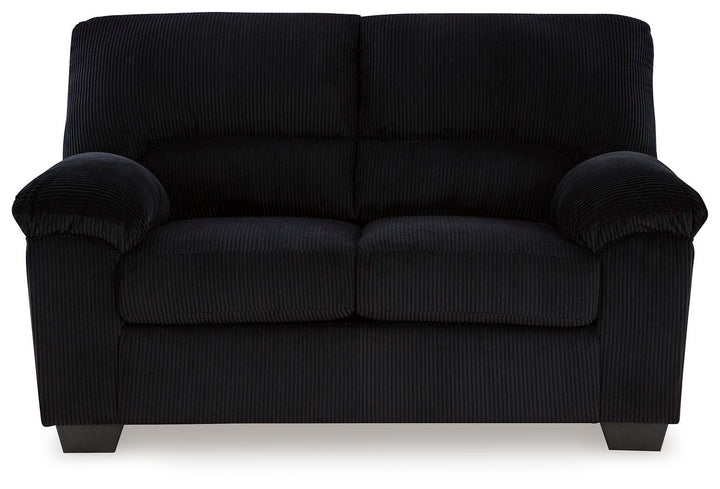 SimpleJoy Loveseat - Black (3)