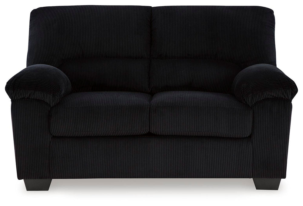 SimpleJoy Loveseat - Black (3)