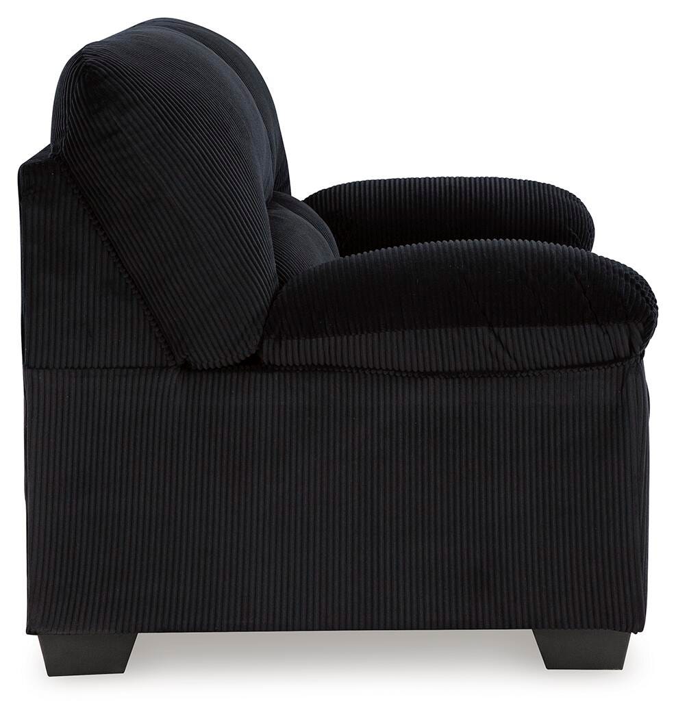 SimpleJoy Loveseat - Black (4)