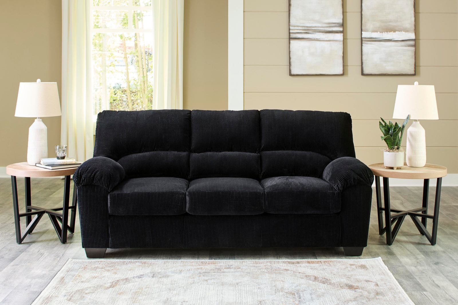 SimpleJoy Sofa - Black (2)