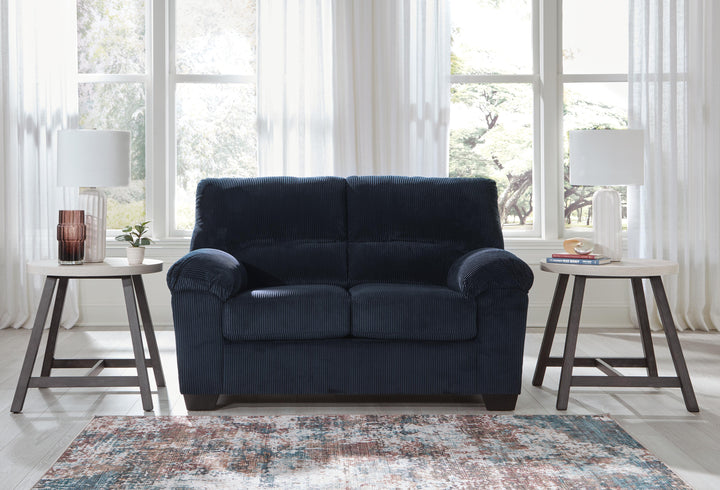 SimpleJoy Loveseat - Blue (2)