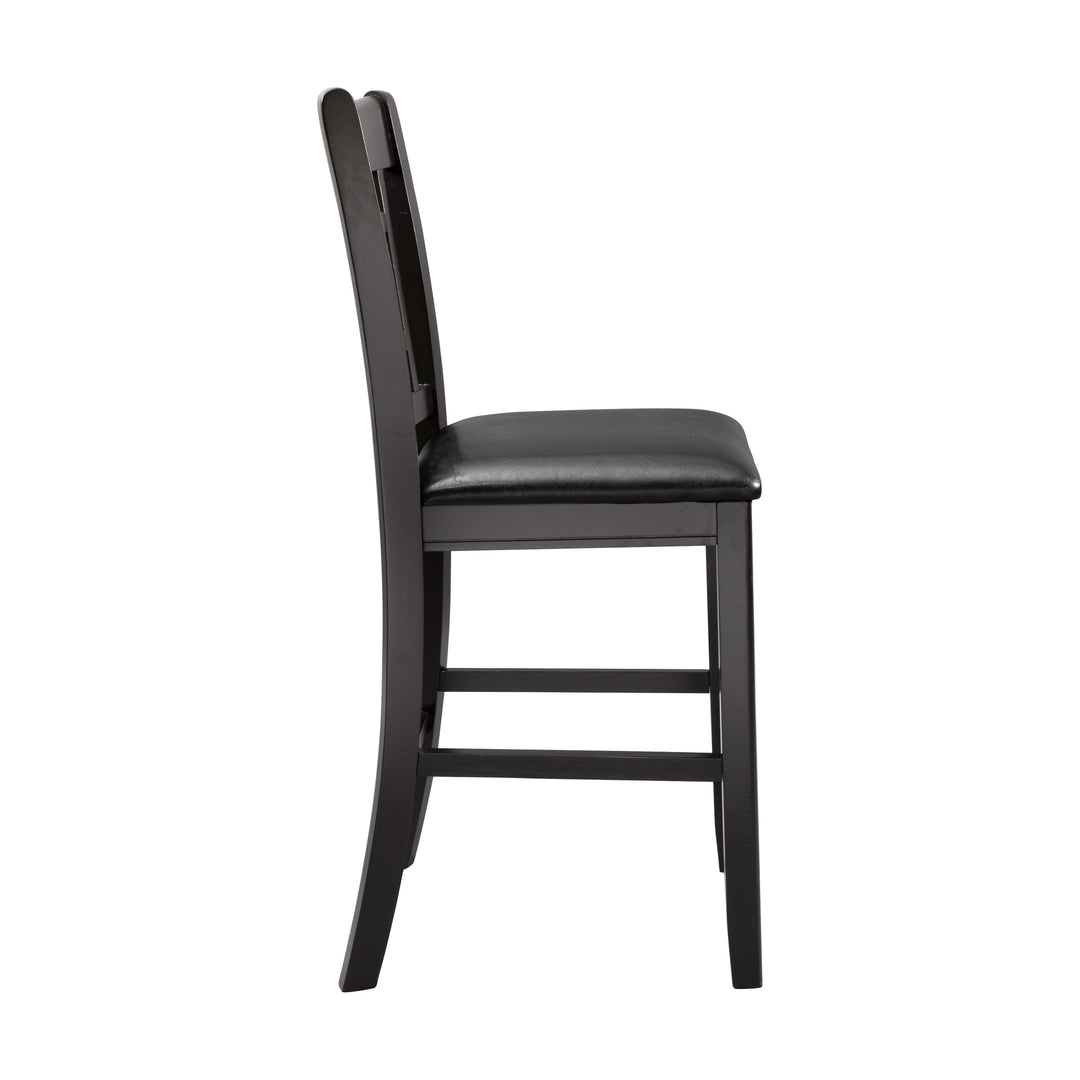 Junipero Cherry 5-Piece Dining Set with Table 4 Side Chairs
