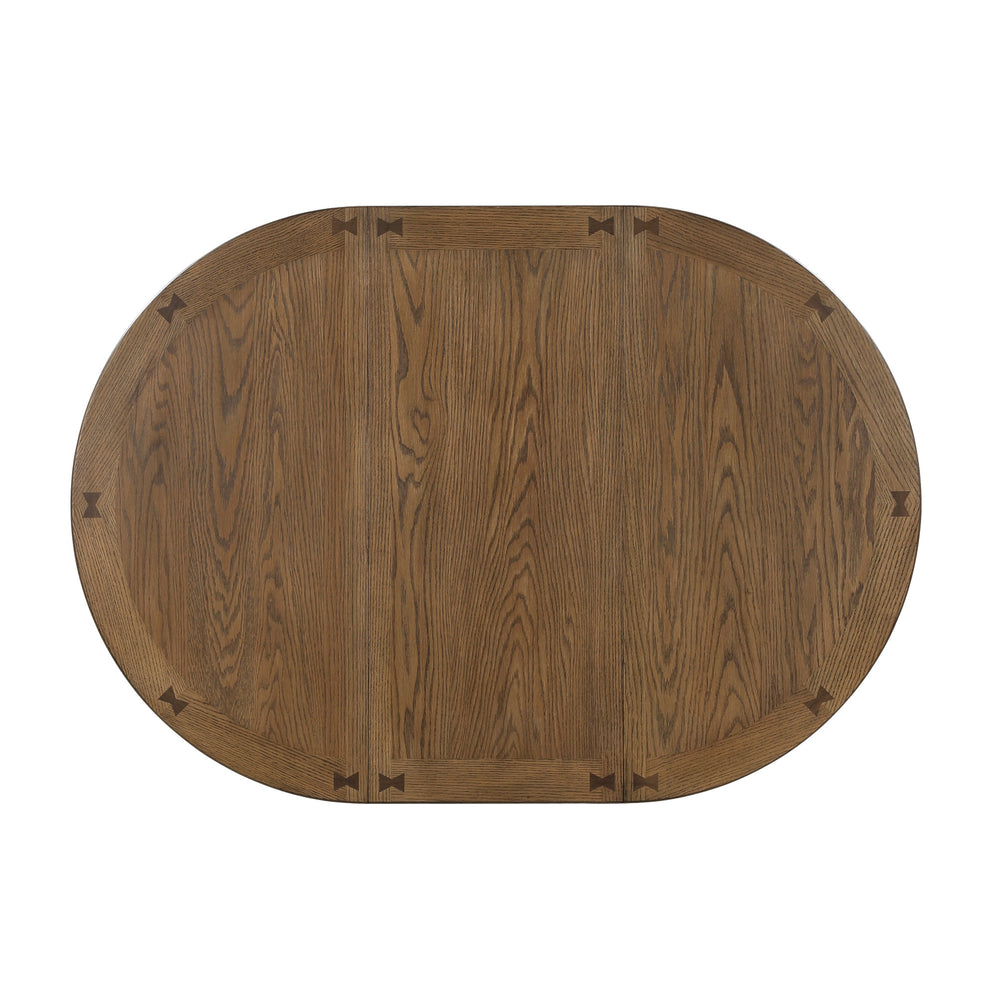 Junipero Oak 5-Piece Dining Set with Table & 4 Side Chairs