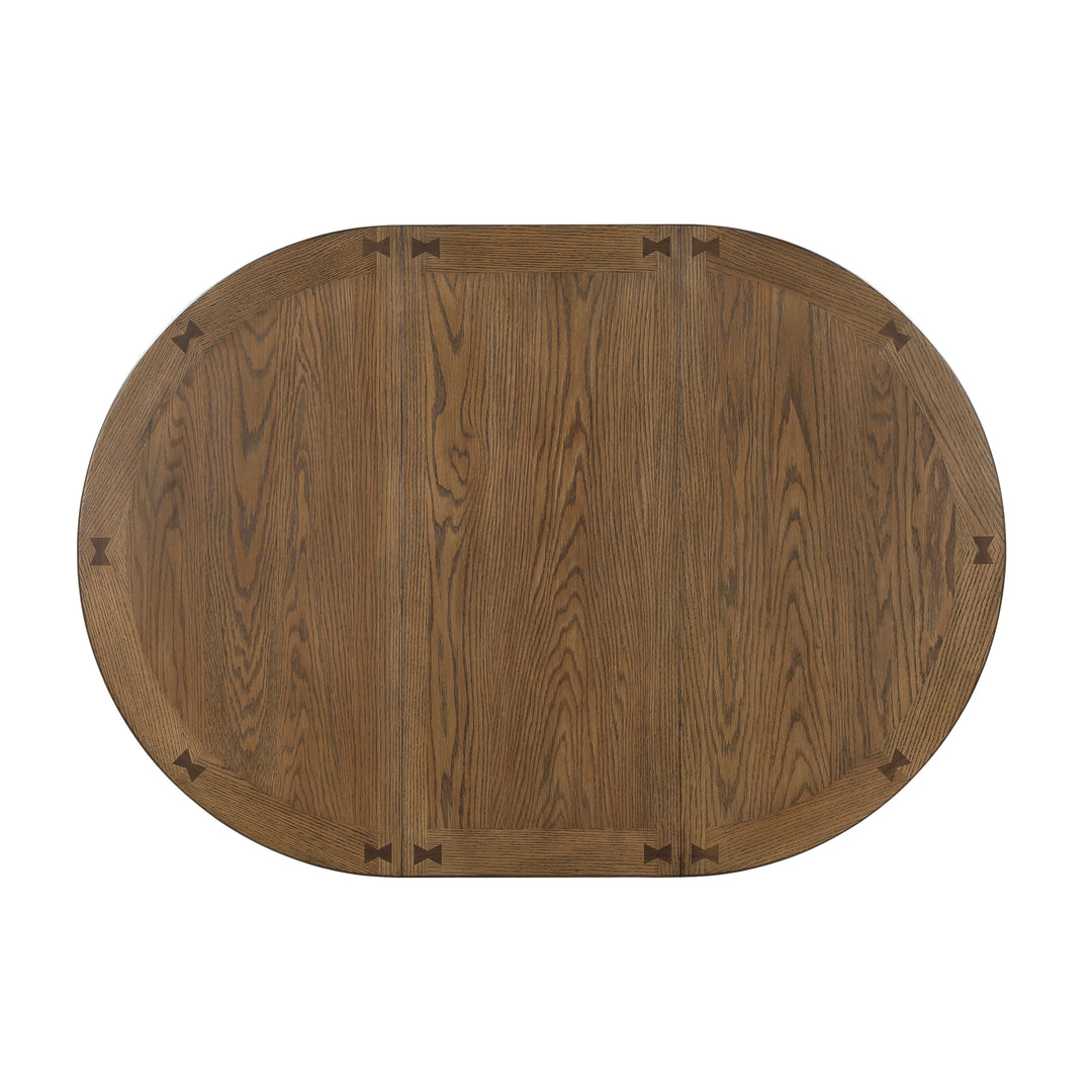 Junipero Oak 5-Piece Dining Set with Table & 4 Side Chairs