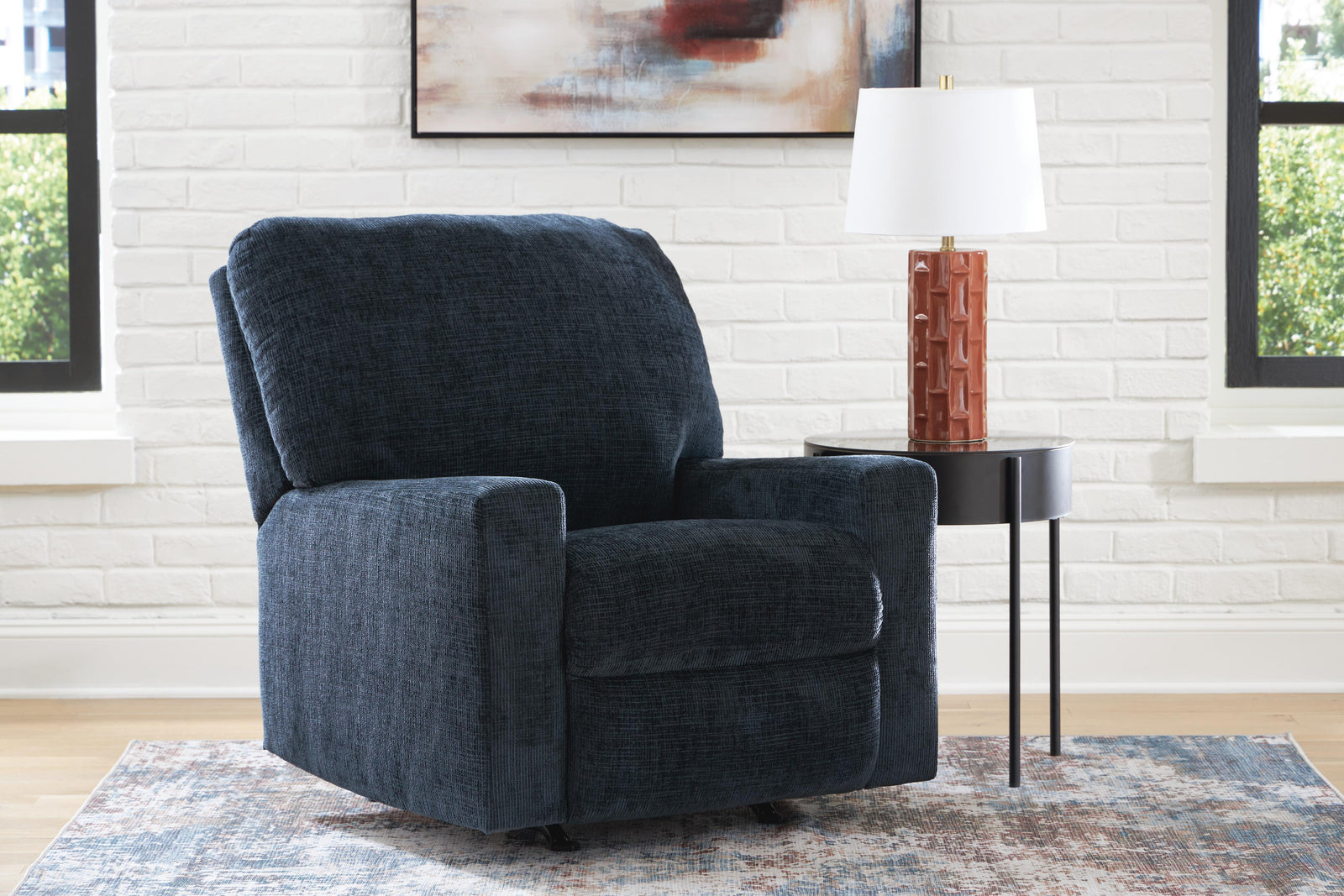 Aviemore Recliner - Blue (2)