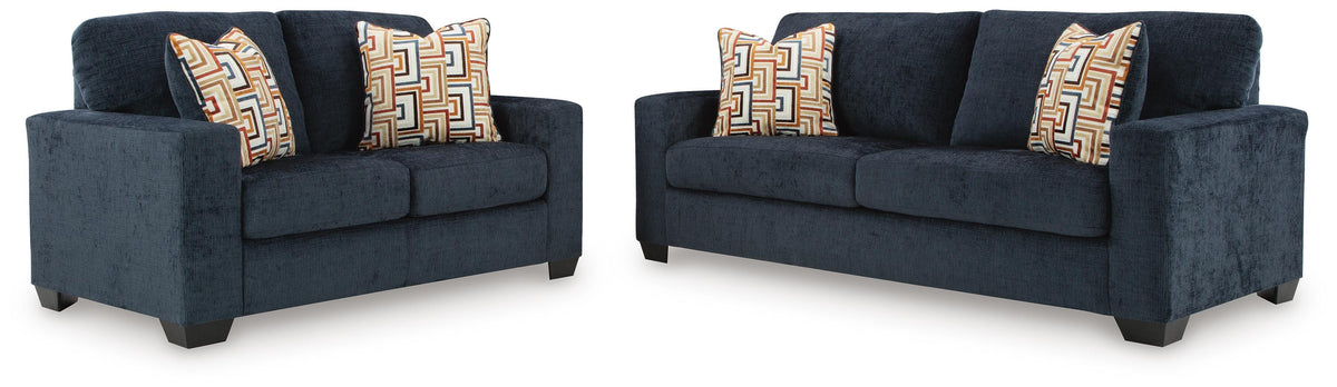 Aviemore Sofa and Loveseat - Ink (1)