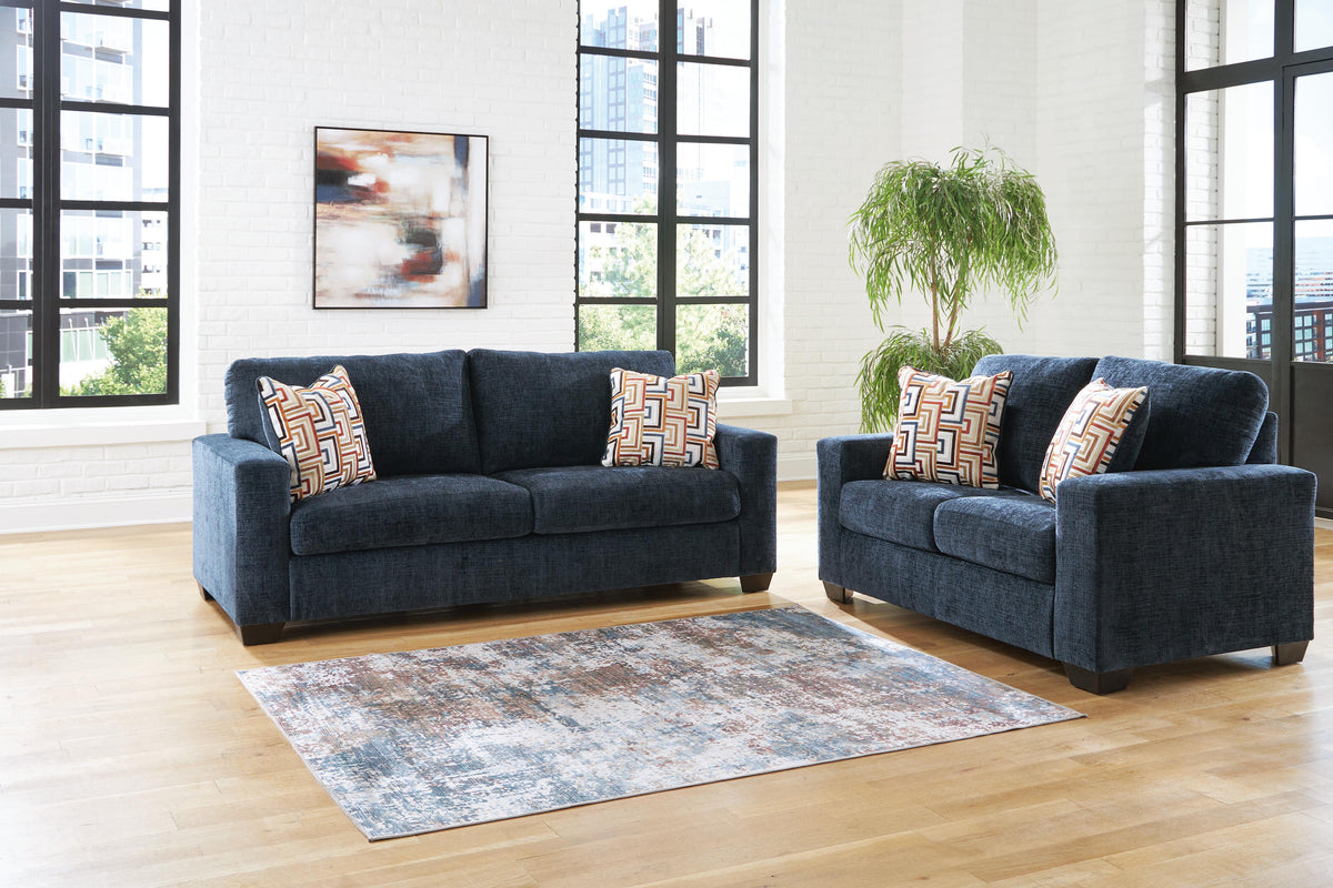 Aviemore Sofa and Loveseat - Ink (2)