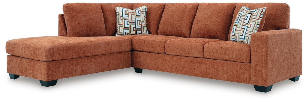 Aviemore 2-Piece Sectional with Chaise - Spice (1)
