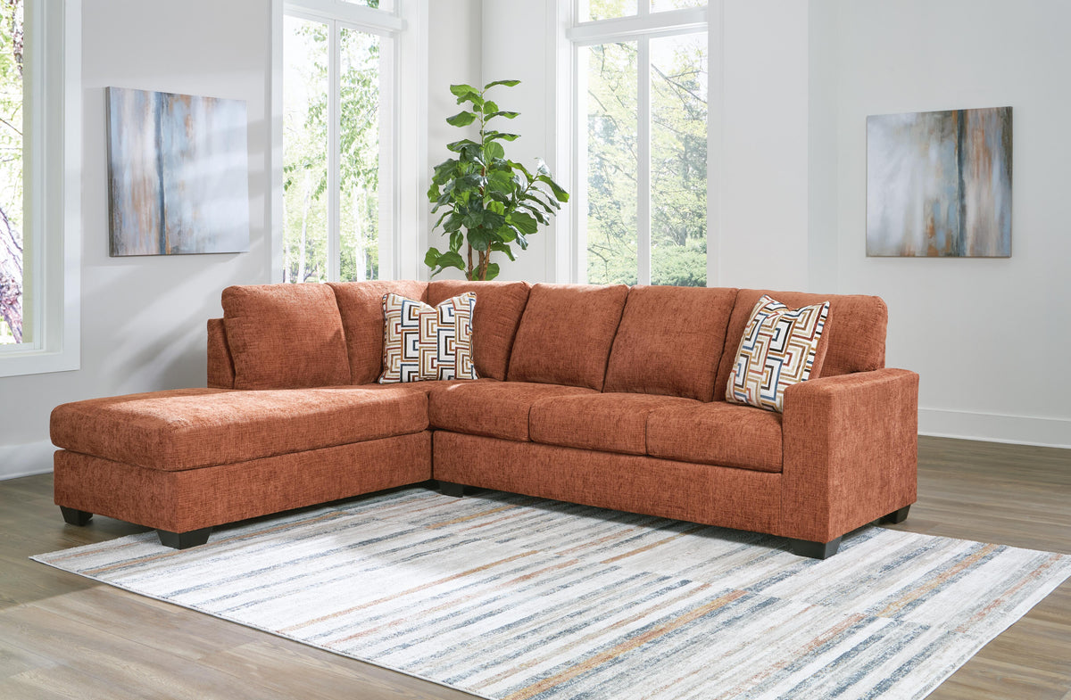 Aviemore 2-Piece Sectional with Chaise - Spice (2)