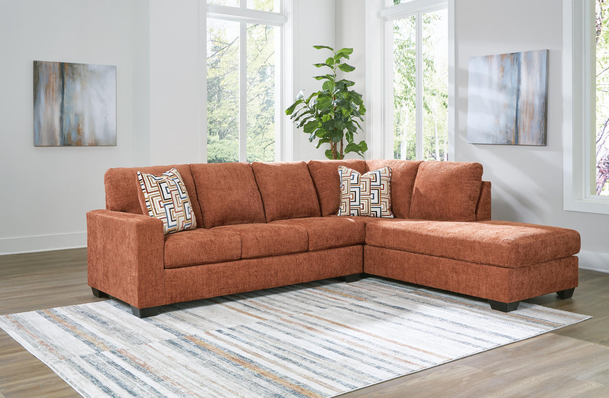 Aviemore 2-Piece Sectional with Chaise - Spice (2)