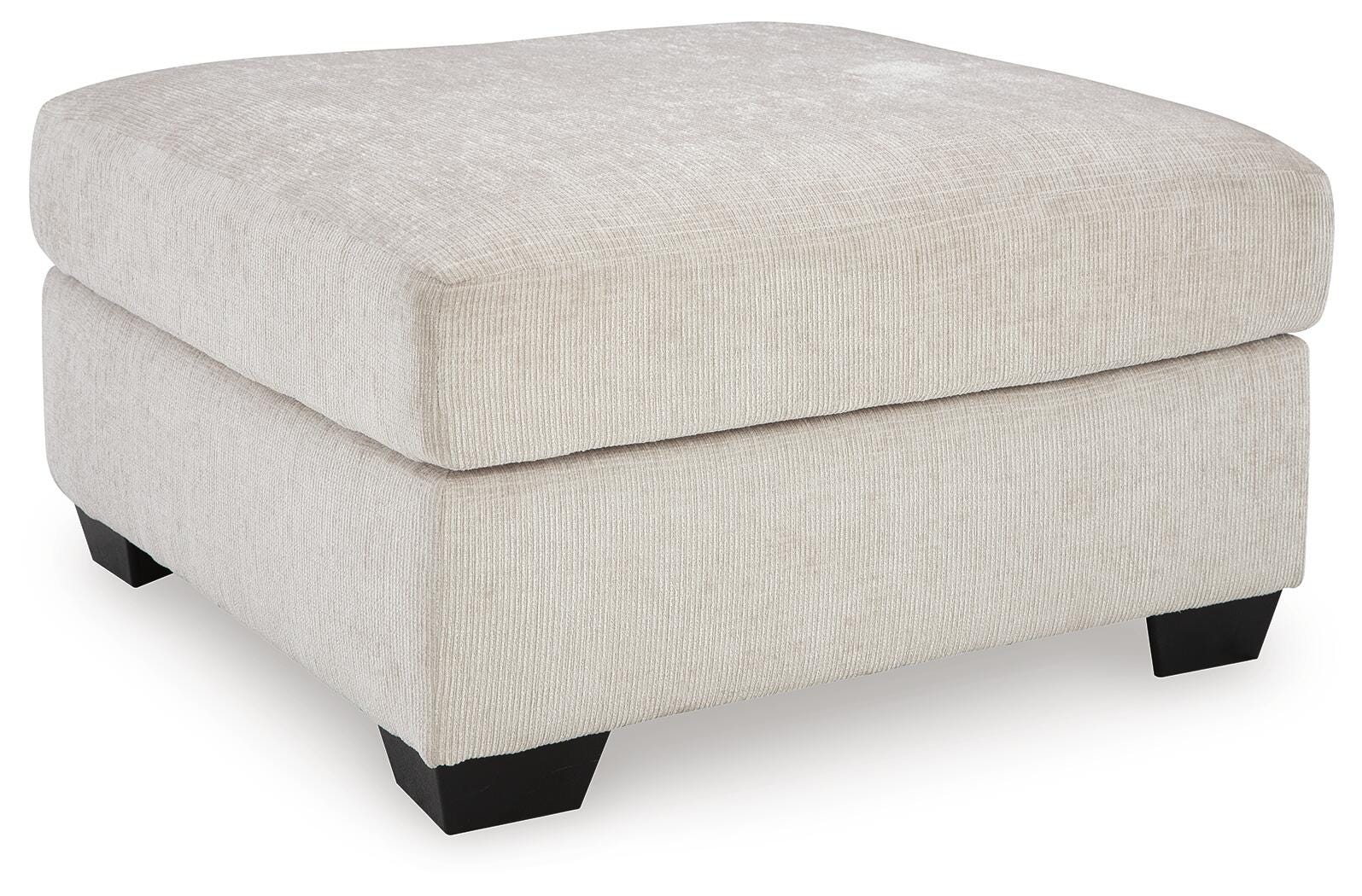Aviemore Oversized Accent Ottoman - White (1)