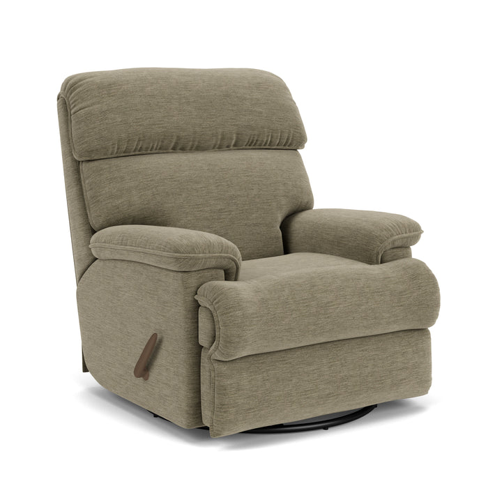 Geneva Swivel Gliding Recliner Gray
