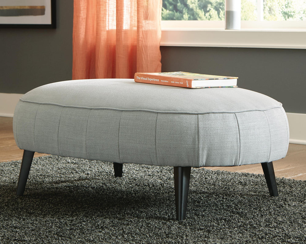Hollyann Oversized Accent Ottoman - Gray (2)